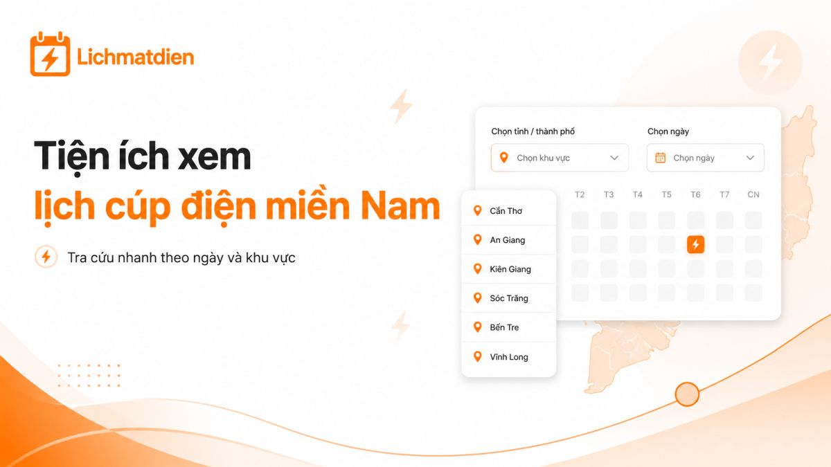 Lịch cúp điện miền Nam