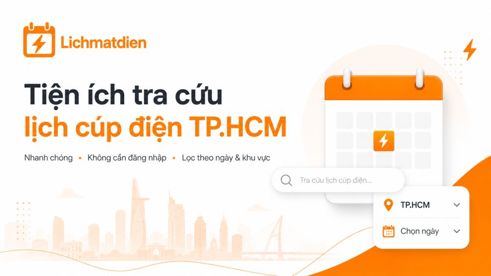 Lịch cúp điện TP Hồ Chí MInh