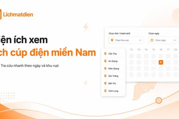 Tiện ích xem lịch cúp điện miền Nam