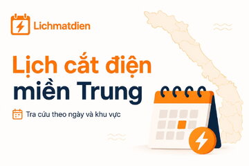 Tiện ích xem lịch cắt điện miền Trung